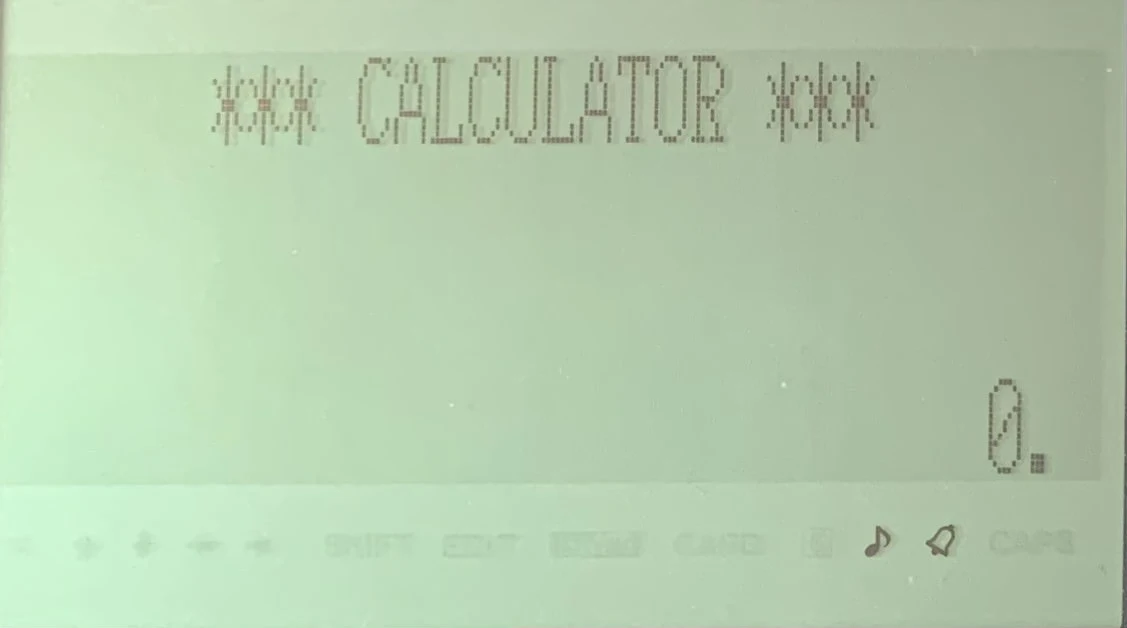Schermata Calculator